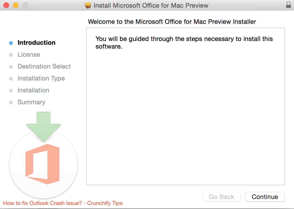 crunchify office 2016 for mac preview – outlook crashes after fresh install? fix included