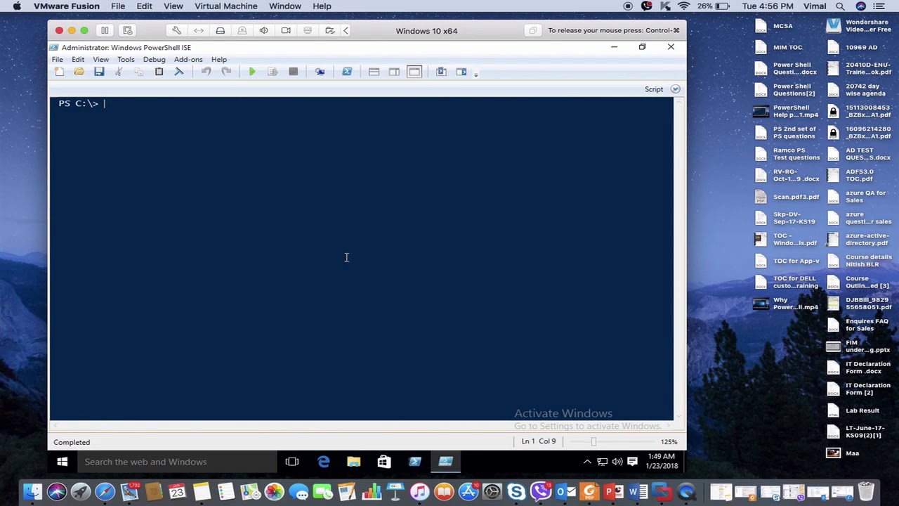 windows powershell ise for mac